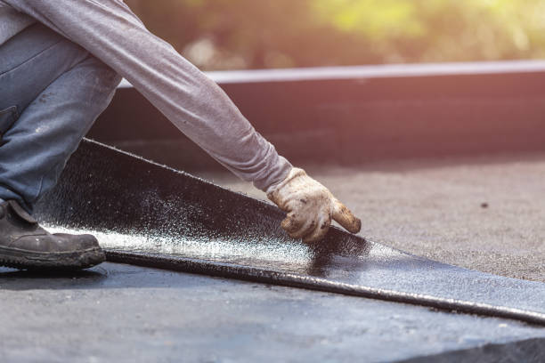 Professional Basement Waterproofing technician working in Centreville, IL